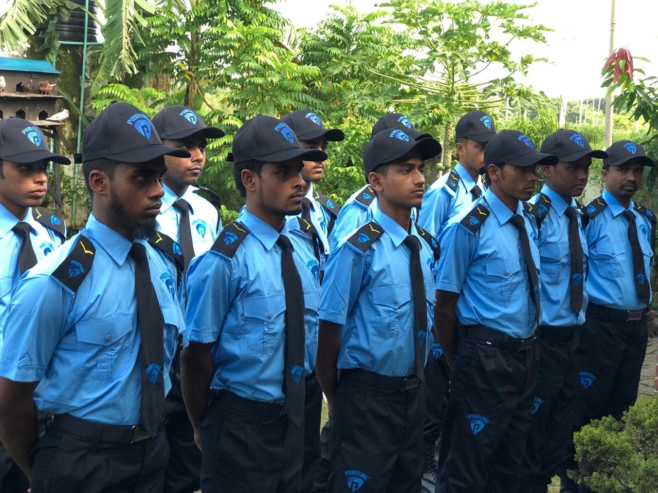 Security professionals in a corporate setting